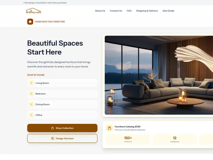 Furniture theme — Interior design storefront design